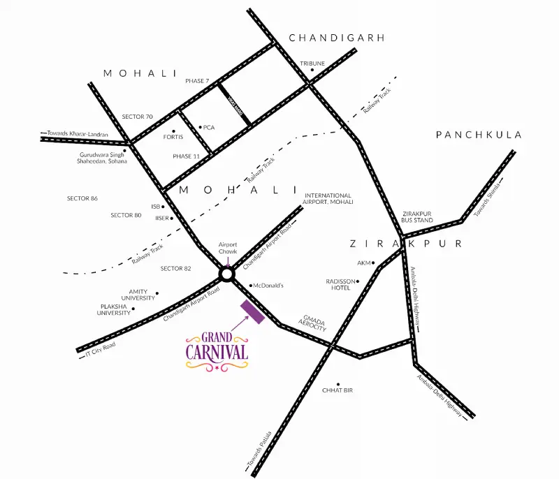 RGI Grand Carnival Location