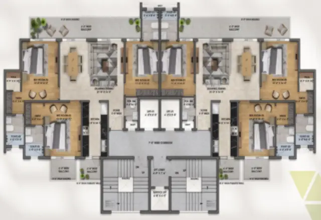 Vintage 3 floor plan
